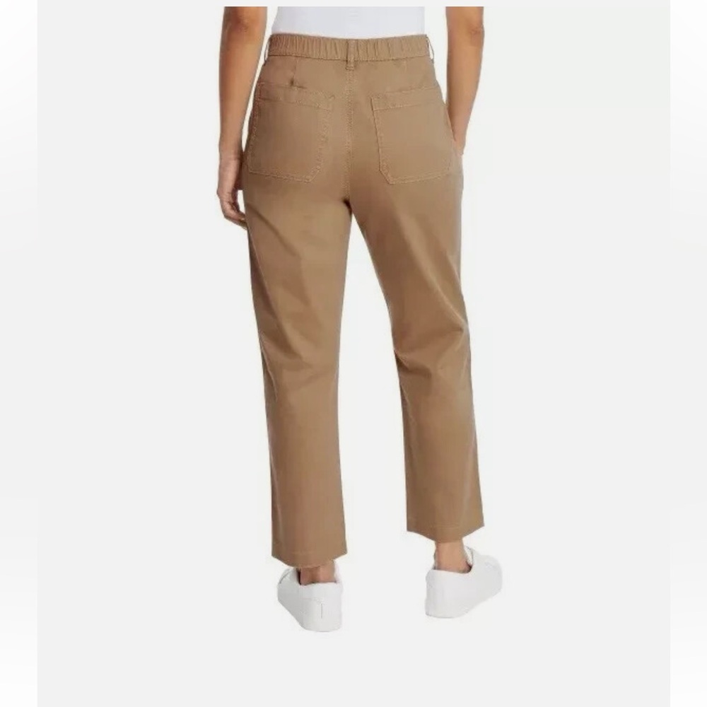 G.H. Bass & Co. Chino Ankle Pants in Tan - NWT Sz 12 - Picture 3 of 4